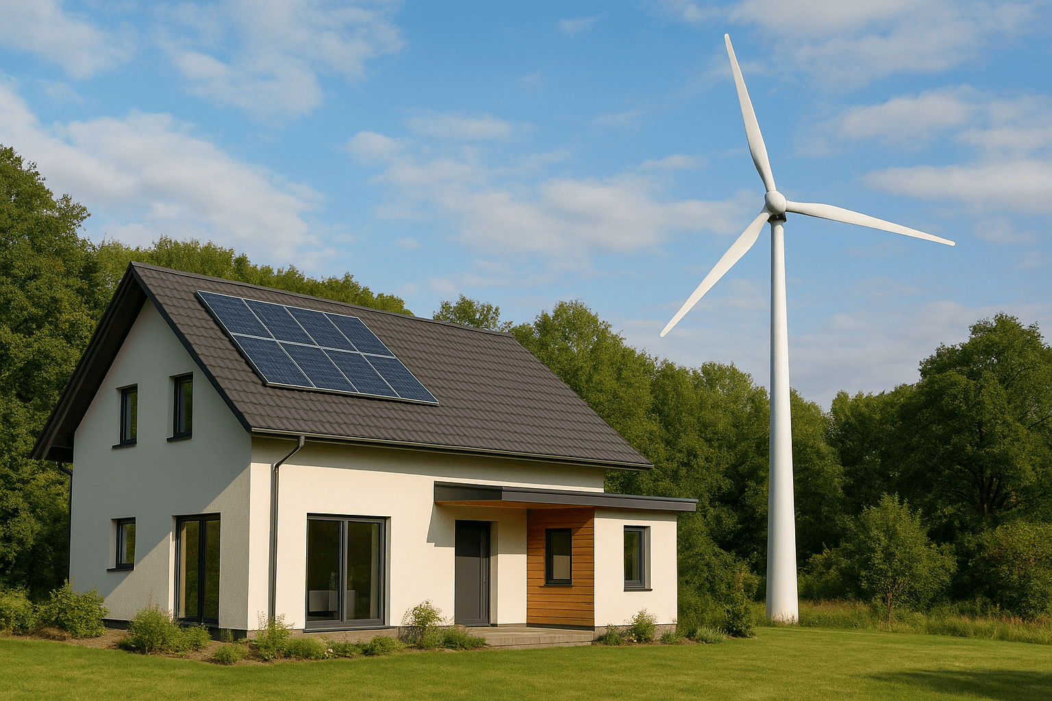 Bağ Villa Rüzgar Enerjisi Sistemi